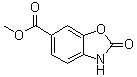 structure of CAS# 72752-80-8, Methyl 2-oxo-2,3-dihydro-1,3-benzoxazole-6-carboxylate;Methyl 2-oxo-2,3-dihydrobenzo[d]oxazole-6-carboxylate; Methyl 2-oxo-3H-benzo[d]oxazole-6-carboxylate