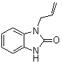 结构式 CAS# 72798-66-4, 1,3-二氢-1-(2-丙烯-1-基)-2H-苯并咪唑-2-酮