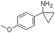 1-(4-Methoxyphenyl)cyclopropanamine molecular structure (CAS 72934-40-8)