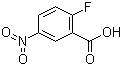 2-Fluoro-5-nitrobenzoic acid  molecular structure (CAS 7304-32-7)