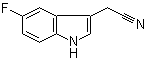 structure of CAS# 73139-85-2, 5-Fluoroindole-3-acetonitrile