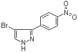 4-Bromo-3-(4-nitrophenyl)pyrazole molecular structure (CAS 73227-97-1)
