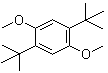 结构式 CAS# 7323-63-9, 1,4-二(叔丁基)-2,5-二甲氧基苯