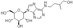 二氢玉米素-9-beta-D-葡糖苷分子结构 (CAS 73263-99-7)