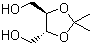 structure of CAS# 73346-74-4, (-)-2,3-O-Isopropylidene-D-threitol;(4R,5R)-4,5-Dihydroxymethyl-2,2-dimethyl dioxolane; D(-)-2,2-Dimethyl-1,3-dioxolane-4,5-dimethanol