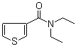 structure of CAS# 73540-75-7, N,N-Diethyl-3-thiophenecarboxamide