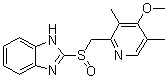 2-[[(4-Methoxy-3,5-dimethyl-2-pyridinyl)methyl]sulfinyl]-1H-benzimidazole molecular structure (CAS 73590-60-0)