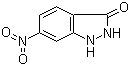 结构式 CAS# 7364-33-2, 6-硝基-3-吲唑啉酮