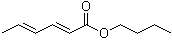 Sorbic acid butyl ester molecular structure (CAS 7367-78-4)
