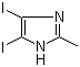 4,5-二碘-2-甲基咪唑分子结构 (CAS 73746-44-8)