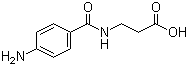 N-(4-Aminobenzoyl)-beta-alanine molecular structure (CAS 7377-08-4)