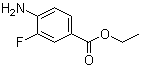 结构式 CAS# 73792-12-8, 4-氨基-3-氟苯甲酸乙酯