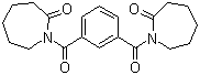 structure of CAS# 7381-13-7, 1,1'-Isophthaloylbiscaprolactam;N,N'-Isophthaloyldicaprolactam; 1,1'-Isophthaloylbis[hexahydro-2H-azepin-2-one]