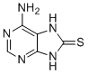 结构式 CAS# 7390-62-7, 6-氨基-9H-嘌呤-8-硫醇