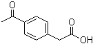 structure of CAS# 7398-52-9, 4-Acetylphenylacetic acid