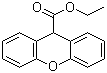 Ethyl 9H-xanthene-9-carboxylate molecular structure (CAS 7401-03-8)