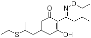 structure of CAS# 74051-80-2, Sethoxydim;2-[1-(Ethoximino)butyl]-5-[2-(ethylthio)-propyl]-3-hydroxy-2-cyclohexen-1-one; 2-[1-(Ethoxyimino)butyl]-5-[2-(ethylthio)propyl]-3-hydroxy-2-cyclohexen-1-one