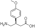 (R)-4-Amino-3-(4-methoxyphenyl)butanoic acid molecular structure (CAS 740774-41-8)