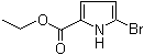 结构式 CAS# 740813-37-0, 5-溴吡咯-2-羧酸乙酯