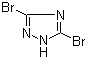 structure of CAS# 7411-23-6, 3,5-Dibromo-1,2,4-triazole;3,5-Dibromo-1H-1,2,4-triazole