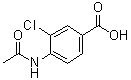 4-Acetamido-3-chlorobenzoic acid molecular structure (CAS 74114-62-8)