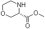 (3S)-3-Morpholinecarboxylic acid methyl ester molecular structure (CAS 741288-31-3)