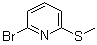 2-Bromo-6-(methylsulfanyl)pyridine molecular structure (CAS 74134-42-2)