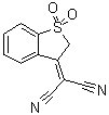 结构式 CAS# 74228-25-4, 3-(二氰基亚甲基)-2,3-二氢苯并[b]噻吩 1,1-二氧化物