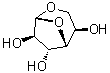 structure of CAS# 7425-74-3, 1,6-Anhydro-beta-D-glucofuranose;1,6-Anhydroglucofuranose; Levoglucosan (furanose)