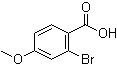 结构式 CAS# 74317-85-4, 2-溴-4-甲氧基苯甲酸