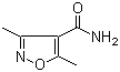 3,5-Dimethyl-4-isoxazolecarboxamide molecular structure (CAS 74356-30-2)
