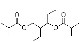 2-Methylpropanoic acid 2-ethyl-1-propyl-1,3-propanediyl ester molecular structure (CAS 74367-30-9)