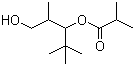 (1-羟基-2,4,4-三甲基戊-3-基) 2-甲基丙酸酯分子结构 (CAS 74367-33-2)