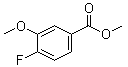 结构式 CAS# 74385-37-8, 4-氟-3-甲氧基苯甲酸甲酯