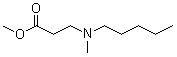 structure of CAS# 744266-99-7, N-Methyl-N-pentyl-beta-alanine methyl ester