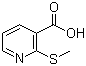 structure of CAS# 74470-23-8, 2-(Methylthio)nicotinic acid;2-(Methylthio)pyridine-3-carboxylic acid; 2-(Methylsulfanyl)nicotinic acid; 2-(Methylsulfanyl)pyridine-3-carboxylic acid