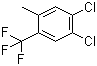 3,4-Dichloro-6-(trifluoromethyl)toluene molecular structure (CAS 74483-51-5)