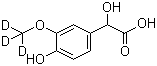 4-Hydroxy-3-(methoxy-D3)mandelic acid molecular structure (CAS 74495-70-8)