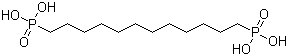 structure of CAS# 7450-59-1, 1,12-Dodecanebisphosphonic acid;1,12-Diphosphonododecane; 1,12-Dodecanediphosphonic acid; (12-Phosphonododecyl)phosphonic acid
