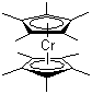 Bis(pentamethylcyclopentadienyl)chromium molecular structure (CAS 74507-61-2)