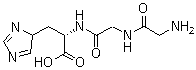 结构式 CAS# 7451-76-5, 甘氨酰甘氨酰-L-组氨酸