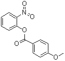 4-Methoxybenzoic acid 2-nitrophenyl ester molecular structure (CAS 7464-45-1)