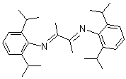 结构式 CAS# 74663-77-7, 2,3-双(2,6-二异丙基苯基亚氨基)丁烷