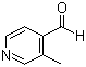 3-Methylpyridine-4-carboxaldehyde molecular structure (CAS 74663-96-0)