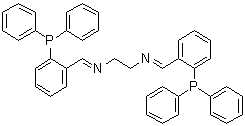 结构式 CAS# 74684-87-0, N,N'-二[2-(二苯基膦基)亚苄基]乙二胺