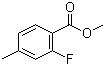 2-Fluoro-4-methylbenzoic acid methyl ester molecular structure (CAS 74733-29-2)
