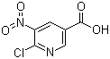 6-Chloro-5-nitronicotinic acid molecular structure (CAS 7477-10-3)