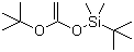 (1-tert-Butoxyvinyloxy)(tert-butyl)dimethylsilane molecular structure (CAS 74786-02-0)