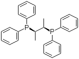 (2R,3R)-(+)-2,3-Bis(diphenylphosphino)butane molecular structure (CAS 74839-84-2)