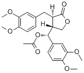结构式 CAS# 74892-45-8, 5-乙酰氧基罗汉松脂酚二甲醚